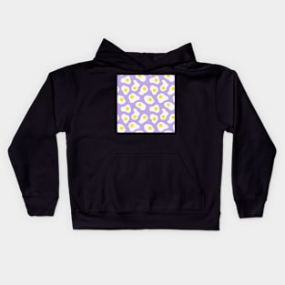 Fried Eggs Pattern Kids Hoodie